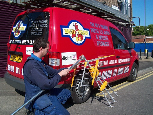 aerial installer in Leicester